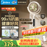 美的（Midea）【幸运草安睡2ProMax】家用空气循环扇直流变频轻音小型电风扇净化新款落地扇 智能语音遥控3D摇头