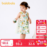 巴拉巴拉儿童连衣裙女童裙子宝宝公主裙2025夏装国风精致208225111009