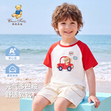 Classic Teddy精典泰迪儿童T恤男女童短袖上衣中小童夏装宝宝纯棉打底衫  130