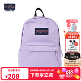 JANSPORT杰斯伯双肩包女学生旅行包26L旅行轻便透气书包男背包 4QUT5M9暮山紫-侧边袋
