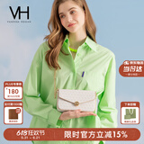 VANESSA HOGAN VH女包山茶花信封包轻奢老花链条小包单肩斜挎包生日礼物送女友