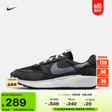 耐克男子复古运动鞋夏季翻毛皮时尚华夫鞋NIKE WAFFLE NAV FJ4195 001黑/白色/灰黑 41