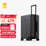 地平线8号（LEVEL8）行李箱密码拉杆箱男女托运大容量万向轮学生旅行者PC箱 24英寸灰