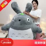 欧因可爱超大龙猫公仔玩偶毛绒玩具小龙猫布娃娃女孩生日情人节礼物 经典款【现货】 60cm【送25cm龙猫】