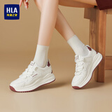 海澜之家（HLA）运动休闲鞋女春夏百搭小白阿甘鞋轻便老爹鞋HDAYXW1CDQ036 米红37