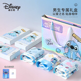 迪士尼（Disney）史迪奇Stitch印花蓝色纯棉男士内裤男生短裤透气可爱情人节礼盒装 DSN015#史迪奇手提袋礼盒 XL (100-120斤)