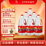 牛栏山 二锅头 桶装 泡酒 口粮酒 清香风格 42度 2000ml*6桶 整箱装