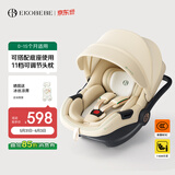 怡戈（Ekobebe）新生婴儿0-15个月提篮式安全座椅汽车用宝宝便携车载i-size麦浪米