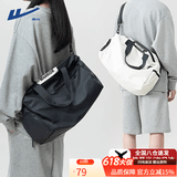 回力健身包男士干湿分离游泳运动训练收纳包大容量旅行包女出差行李袋 黑色