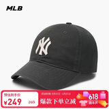 MLB帽子男女同款棒球帽软顶鸭舌帽休闲运动帽礼物3ACP6601N-50CGS-F