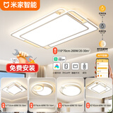 MI已接入米家小爱智能吸顶灯客厅灯卧室灯全光谱护眼灯具套餐 【四室一厅】米家智控+包安装 蓝牙mesh可灵动开关和遥控器