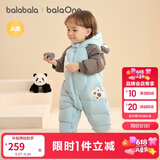 巴拉巴拉童装婴儿连体羽绒服连体衣宝宝衣服2025冬装哈衣爬服萌趣男童女童