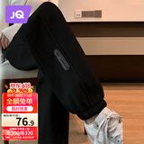 婧麒（JOYNCLEON）孕妇裤春夏外穿休闲运动裤小个子大码卫裤 黑色 L jyk28218