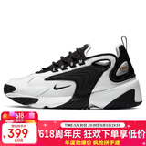 耐克NIKE 女子 休闲鞋 气垫  ZOOM 2K 运动鞋 AO0354-100白37.5