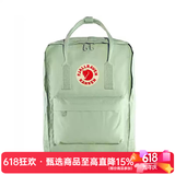 FJALLRAVEN双肩包kanken男女户外大容量书包电脑包运动旅行背包23510 600薄荷绿 16L【可容纳14寸笔记本电脑】