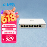 中兴（ZTE）8口全2.5G网口以太网交换机 企业级交换器 监控网络网线分线器 分流器 ZXSLC LUMA008