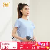 361°短袖女t恤夏季新款速干衣运动跑步宽松瑜伽服上衣服662424126H-2