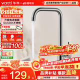 华帝（VATTI）冷热水厨房水龙头304不锈钢枪灰 洗菜盆洗菜池水槽适用 061101H