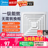 美的（Midea）排气扇卫生间排风扇集成吊顶换气扇一级能效30*30排气扇J9P