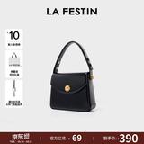 拉菲斯汀（La Festin）包包女2026新款方糖包腋下红色结婚新娘手提小方包生日礼物送女生 骑士黑【赠礼品袋】