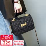YUYULA牛皮包包女包斜挎包品牌轻奢手提链条包生日礼物高级感送女友老婆