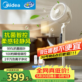 美的（Midea）【幸运草安睡Promax】家用空气循环扇/直流变频静音电风扇/负离子净化落地扇/3D摇头遥控APP互联