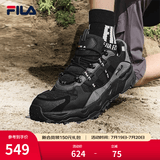斐乐（FILA） TREK老爹鞋男鞋休闲鞋时尚复古运动鞋跑鞋老爹鞋 黑/南极灰-BD 42