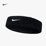 耐克（NIKE）运动发带止吸汗头带跑步导汗带篮球防汗头巾头箍束发带黑色