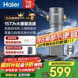 海尔（Haier）前置过滤器超15T大通量家用自来水过滤净水器40微米全自动反冲洗实时水压监测全屋净水HP-45