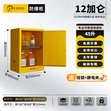 巨瑞防爆柜化学品安全柜工业30加仑油漆酒精防爆箱危险品危化品储存柜 12加仑黄，票证齐全 安检包过