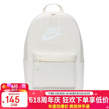 耐克NIKE男女双肩包 书包  HERITAGE  休闲包DC4244-104白 均码