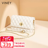 viney包包女包牛皮链条包轻奢百搭单肩斜挎包生日礼物高级感送女友老婆