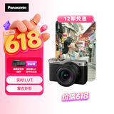 松下S9（18-40mm F4.5-6.3）套机 （Panasonic）全画幅微单 实时Lut 滤镜直出 连接app极速分享-灰银