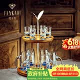 梵卡奇（FANKAQI）轻奢高档水晶玻璃白酒杯分酒器套装6壶6杯家用酒店商务专用酒具