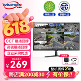 威普森（WINPSEN）19英寸显示器 LED高清监视器 家用办公工业安防专业监控电脑显示屏双接口可壁挂
