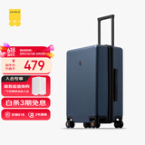 地平线8号（LEVEL8）行李箱密码拉杆箱男女托运大容量万向轮学生旅行者PC箱 24英寸蓝