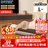 INTEX 单人充气床垫 露营户外防潮垫家用陪护午睡打地铺折叠床64106W