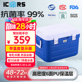 ICERS艾森斯PU保温箱30L医用冷藏箱户外车载冰箱可保热配温显配背带