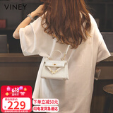 viney牛皮包包女包洋气凯莉包斜挎手提单肩包生日礼物高级感送女友老婆