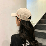 罗维利特帽子男夏天鸭舌帽女情侣百搭遮阳棒球帽情侣款男女通用 穿带-米色 均码 54-60