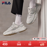 斐乐（FILA）跑步鞋老爹鞋男鞋FILA MARSⅡ火星二代情侣款复古运动鞋休闲鞋 南极灰/雾灰-AN-F12M141116F 40.5