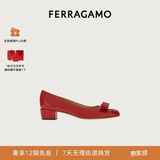 菲拉格慕（Ferragamo）女士Vara蝴蝶结高跟鞋  0591964_1D _ 75 礼物送女友
