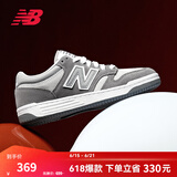 NEW BALANCENB官方板鞋男鞋女鞋复古休闲平底鞋低帮百搭运动鞋BB480L系列 浅灰色/深灰色 BB480LEC 38.5 (脚长24cm)
