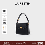 拉菲斯汀（La Festin）包包女2026新款方糖包腋下红色结婚新娘手提小方包生日礼物送女生 骑士黑【赠礼品袋】