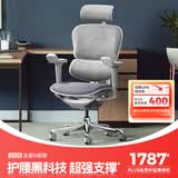 Ergonor保友金豪b雄鹰 人体工学椅 电脑椅 电竞椅办公椅子可躺老板椅 【金豪b雄鹰】银白网(云感科技坐垫)