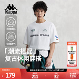 卡帕（Kappa）背靠背运动短袖男款纯棉2026新款夏季情侣t恤男士半袖K0EX2TD01D