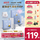 solove米菲【未检出甲酰胺】芯呼吸轻薄瞬吸拉拉裤XXL60片(≥15kg)箱装