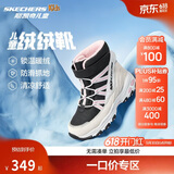 Skechers斯凯奇儿童绒绒靴儿童搭扣加绒靴子女童雪地靴保暖棉鞋664200L