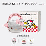 toutou小酒窝女包HelloKitty三丽鸥凯蒂猫kt单肩斜挎银色生日礼物送女友