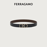 菲拉格慕（Ferragamo）男士双面可调式Gancini皮带 0689134_C  _ 105 礼物送男友